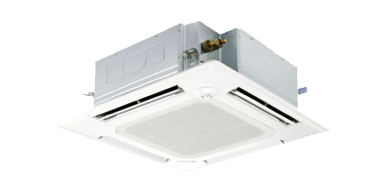 冷暖房空調システム　４方向型天井設置