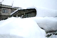屋根の積雪画像